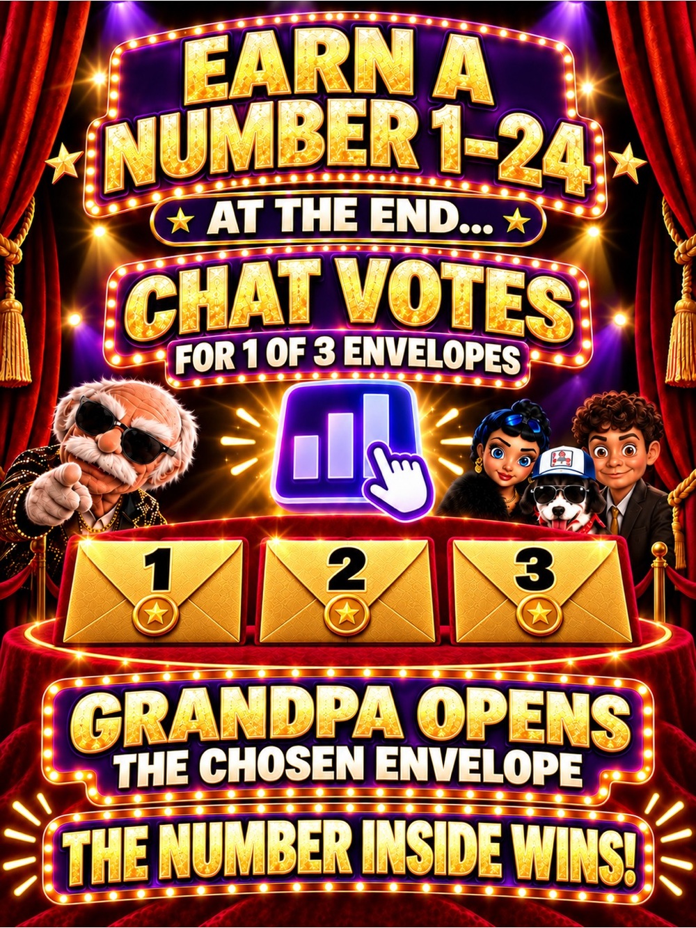 Fridays 420pm🎉 EARN ya number 1–24 • CHAT PICKS THE ENVELOPE! - Picture 7 of 8